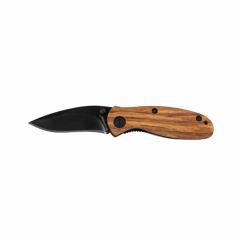 River - Rosewood Liner Lock Folder Knife, Stainless Steel 2-1/8" Blade